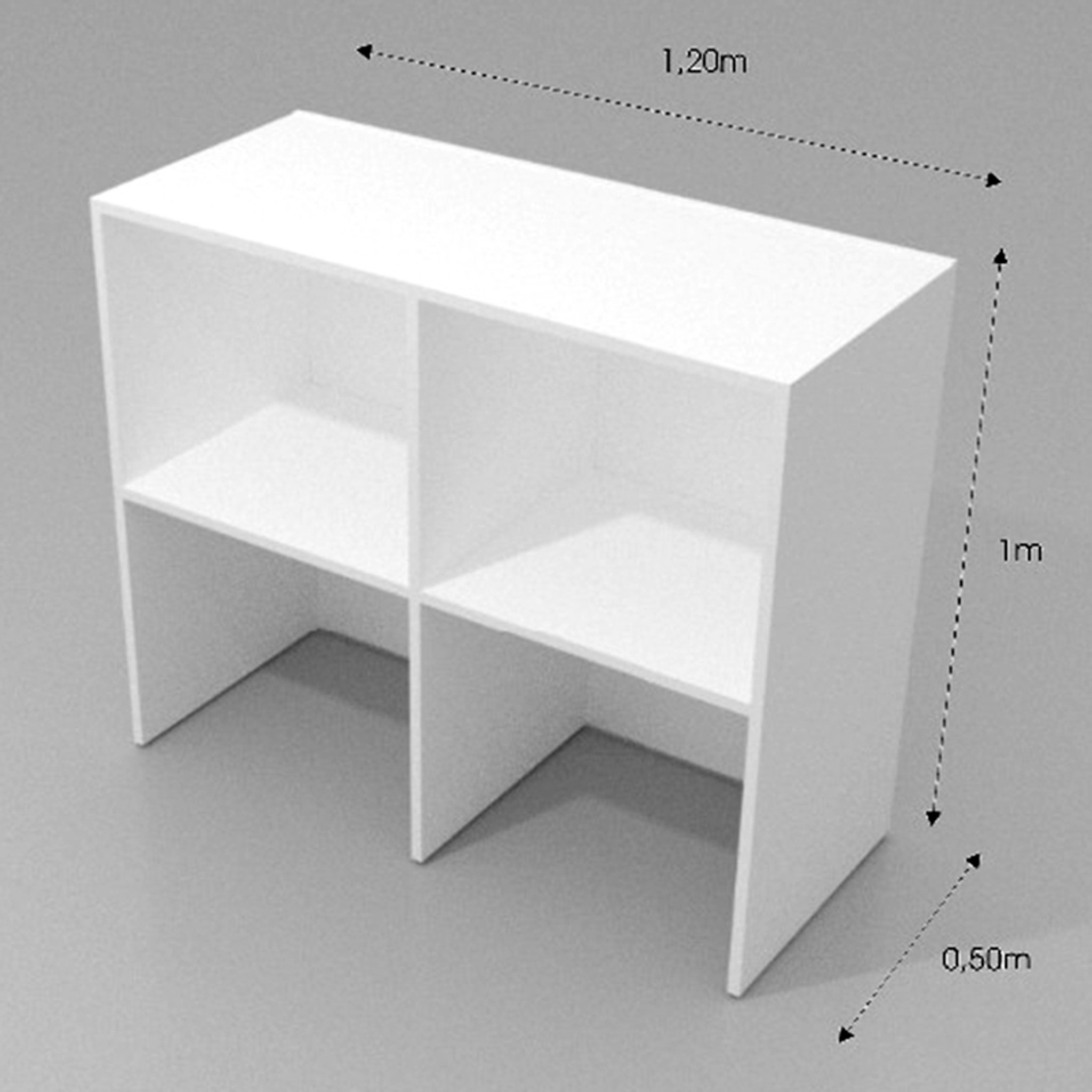 Balcão com prateleira - Austin - Image 2